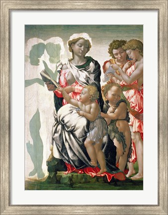 Framed Madonna and Child with St. John, c.1495 Print