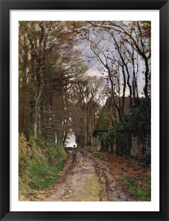 Framed Path in Normandy Print