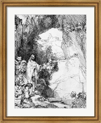 Framed Great Raising of Lazarus Print