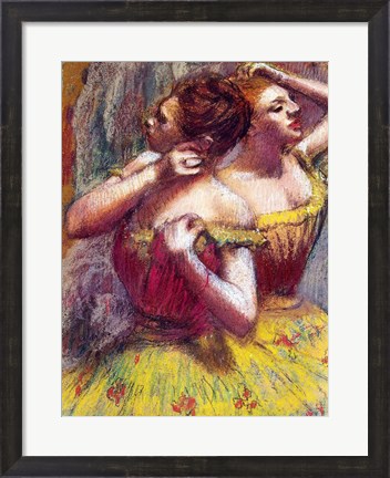 Framed Two Dancers (detail) Print