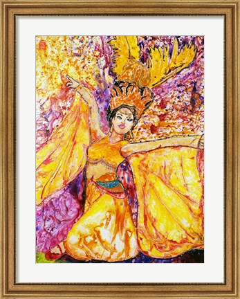 Framed Feather Dancer Print