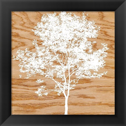 Framed Snowy Tree Print