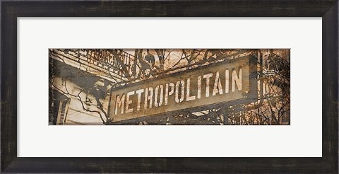 Framed Metropolitan Print