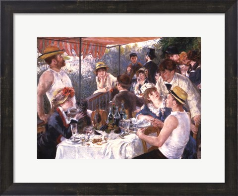 Framed Luncheon of the Boating Party Print