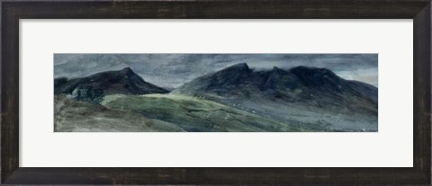 Framed Saddleback and Part of Skiddaw Print