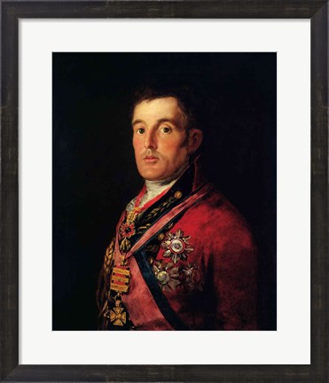 Framed Duke of Wellington Print