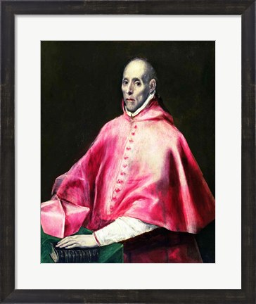 Framed Portrait of Cardinal Juan de Tavera Print