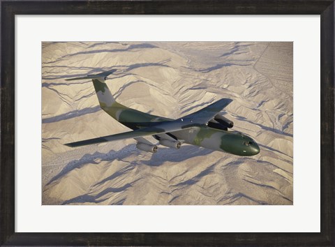 Framed Lockheed C-141B Starlifter Cargo Plane Print