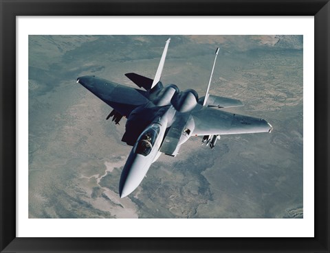 Framed F-15 Eagle Fighter Jet U.S. Air Force Print