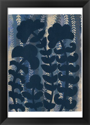 Framed Blueberry Blossoms III Print
