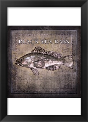 Framed Ocean Fish II Print