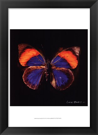 Framed Techno Butterfly III Print