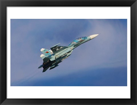 Framed Su-27UBM Radom 2009 Print