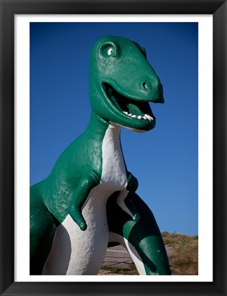 Framed T-Rex Sculpture Print