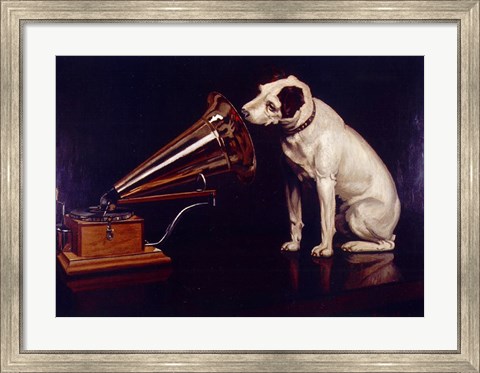 Framed His Masters Voice Print