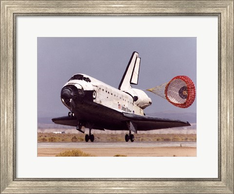Framed NASA Space Shuttle Discovery Print