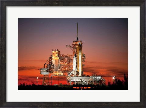 Framed STS-129 Atlantis Ready to Fly Print