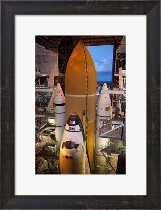 Framed STS-135 Atlantis rollout Print