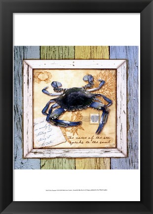 Framed Sea Treasures VII Print