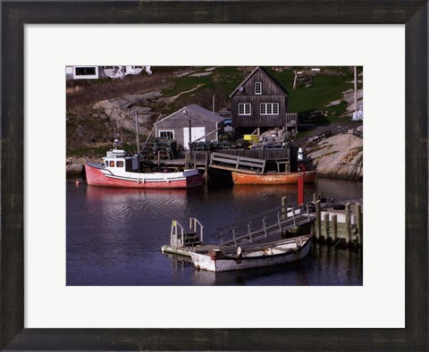Framed Coastal Shore II Print