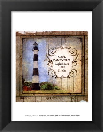 Framed Florida Lighthouse II Print