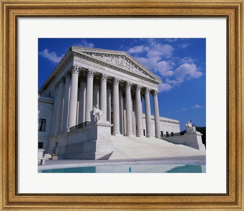 Framed Facade of the U.S. Supreme Court, Washington, D.C., USA Print