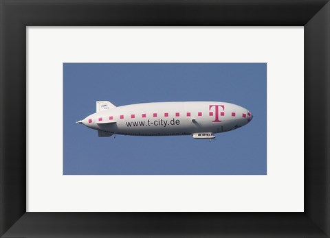 Framed Zeppelin - color photo Print