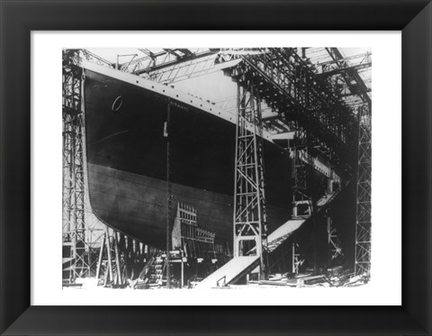 Framed Titanic Print