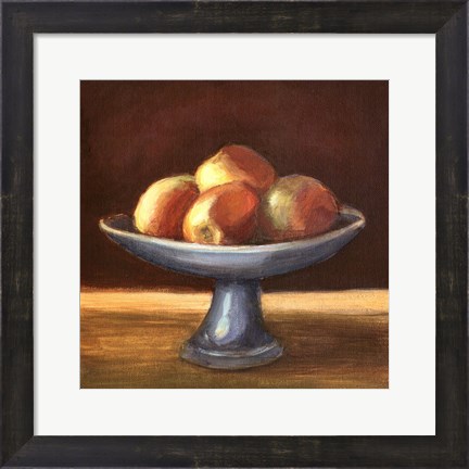 Framed Rustic Fruit Bowl II Print