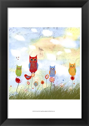 Framed Owl Land Print