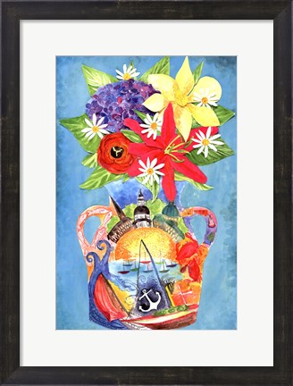 Framed Annapolis Bouquet Print