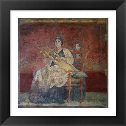 Framed Wall Painting from a Reception Hall, Villa of P. Fannius Synistor at Boscoreale Print