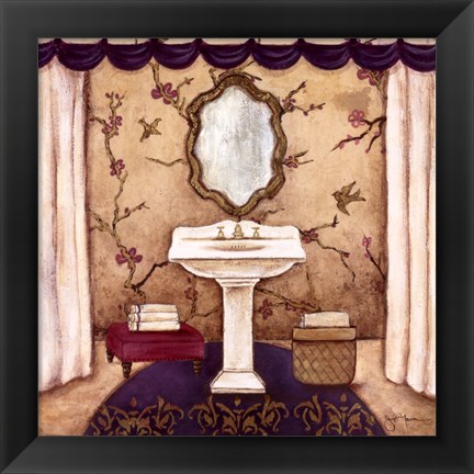 Framed Purple Passion Sink II Print