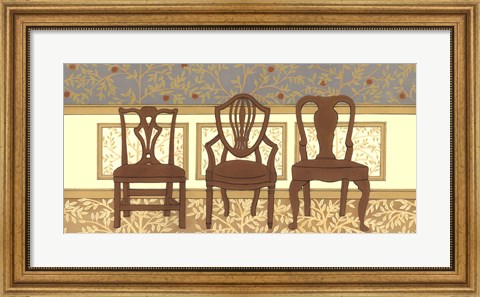 Framed Arts &amp; Crafts Chairs II Print