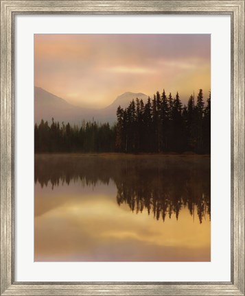 Framed Twilight Reflection II Print