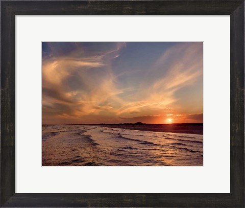 Framed Corpus Christi Sunset Print