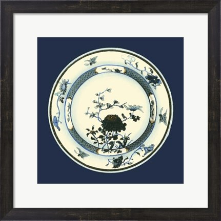 Framed Porcelain Plate III Print