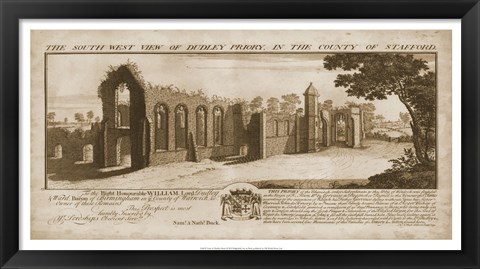 Framed View of Dudley Priory Print