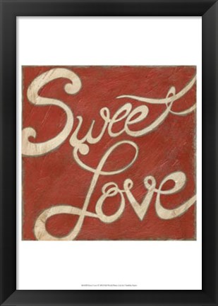 Framed Sweet Love Print