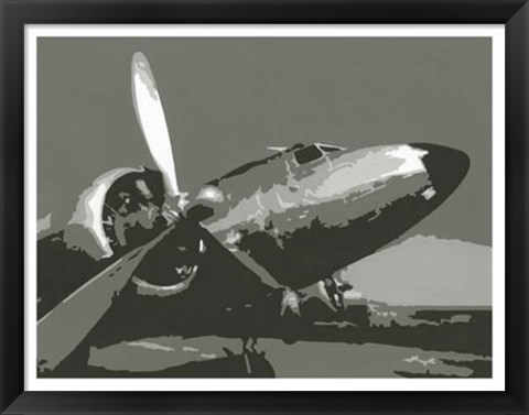 Framed Classic Aviation I Print