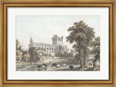 Framed Jedburgh Abbey Print