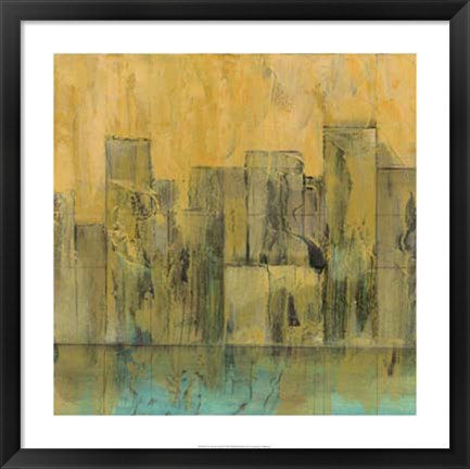 Framed City by the Sea II Print