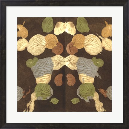 Framed Rorschach Abstract I Print