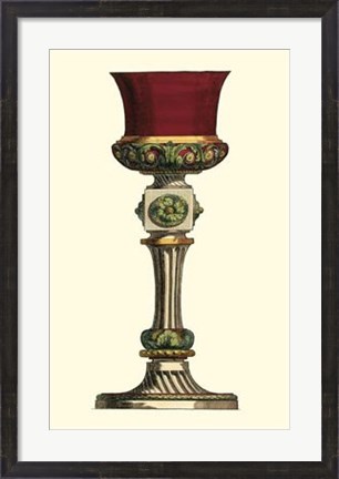 Framed De La Fosse Goblet I Print