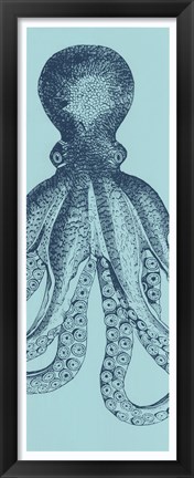 Framed Octopus Triptych II Print