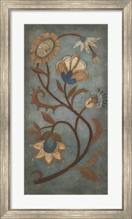 Framed Embroidery Panel II Print