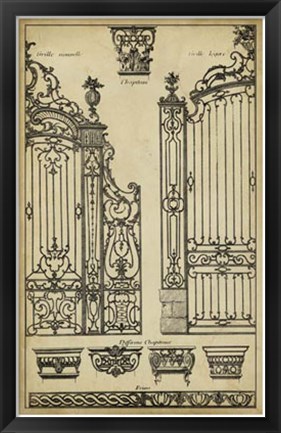Framed Vintage Gate II Print