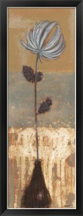 Framed Solitary Flower II Print
