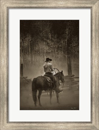 Framed Lost Canyon Cowboy Print