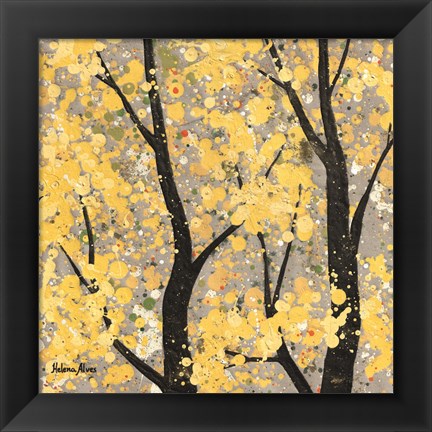 Framed Autumn Theme Print